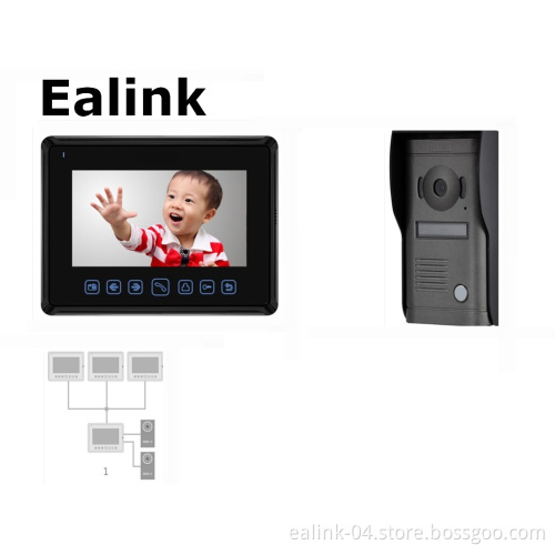 7"Video Door Intercom with Picture Cature Function